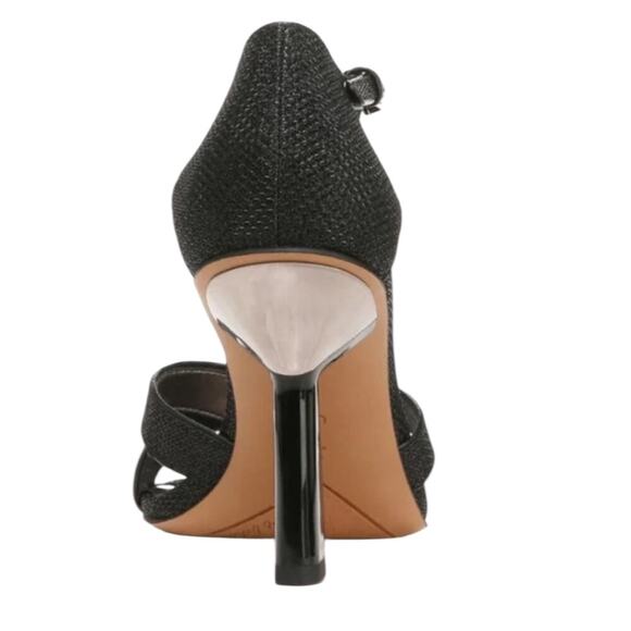 NWOT Franco Sarto Rania 2 Stiletto Cut-Out Heels Black Sandals - Sz 8 - Picture 3 of 13